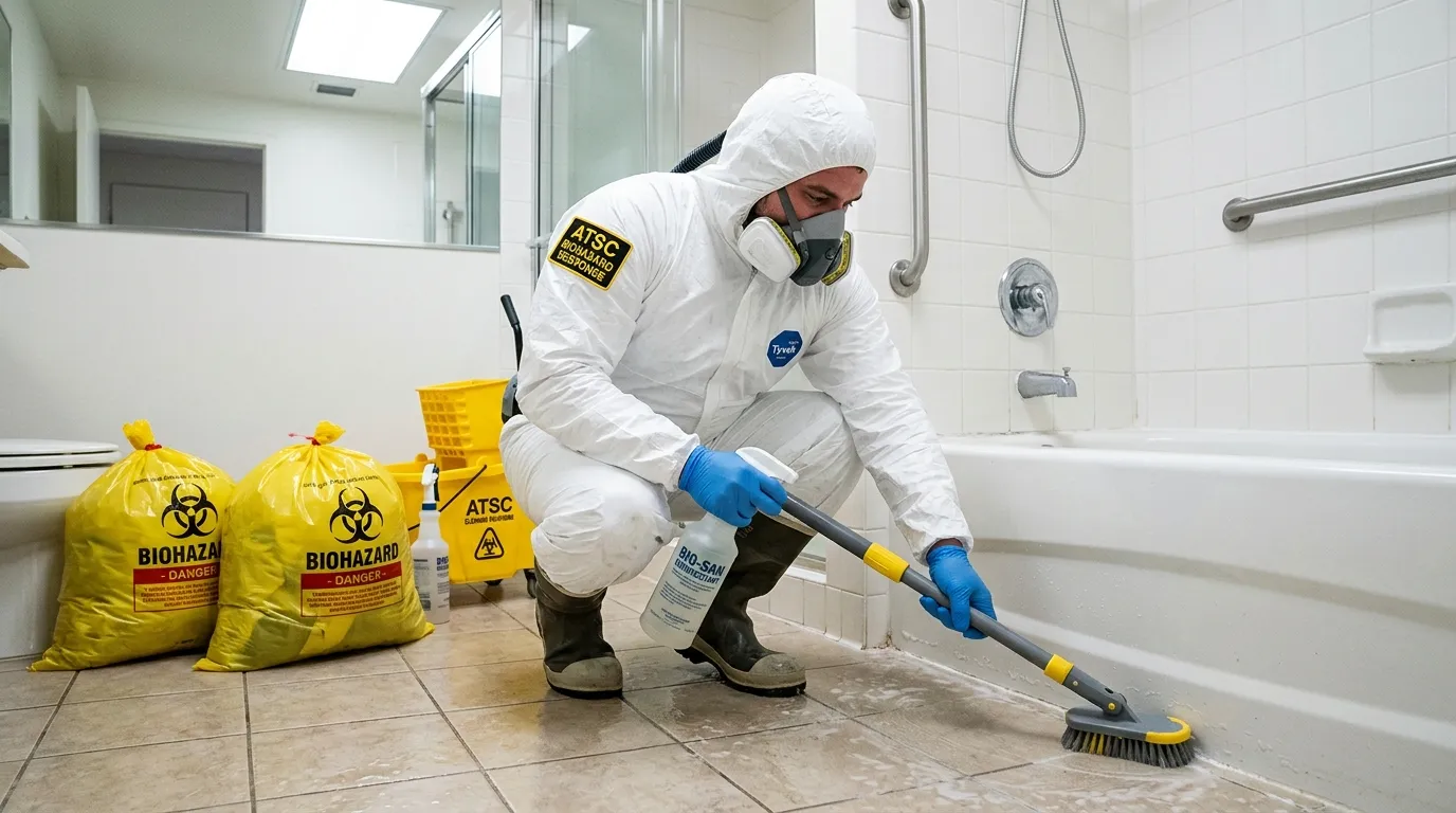 Decontamination equipment deployed for Blood Cleanup in Tega Cay